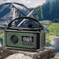 thumbnail image 1 of Manivela solar portátil de la alarma de la radio SOS de la emergencia 12000mAh para acampar al aire libre, 1 of 7