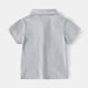 thumbnail image 4 of ¡Liquidación de verano! Conjuntos Honeeladyy Fashion de camisetas casuales de manga corta con cuello vuelto y pantalones cortos lisos para niño (gris, 4-5 años), 4 of 5