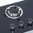thumbnail image 4 of RV Boat Camper 3 Burners Caravan LPG Gas Stove Hob with Tempered Glass Durable, 4 of 6