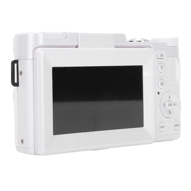 Cámara Digital 5K Con WiFi, Cámara De Video HD Con Pantalla Abatible De 3.0 Pulgadas, Flash Emergente, Múltiples Filtros, Batería De Larga Duración, Para Vlogs Y Fotografía.