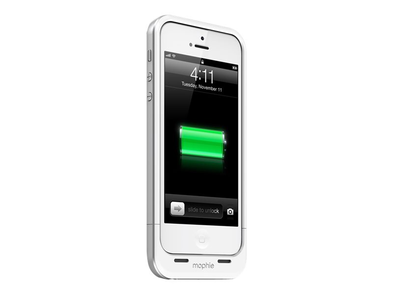 Mophie 2106 Juice Pack Air Cell Phone Battery Case for Iphone 5 White