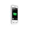 mophie Juice Pack Air - External battery pack - Li-pol - 1700 mAh (Lightning) - on cable: Micro-USB - white - for Apple iPhone 5