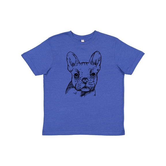 Inktastic French Bulldog Portrait Youth T-Shirt