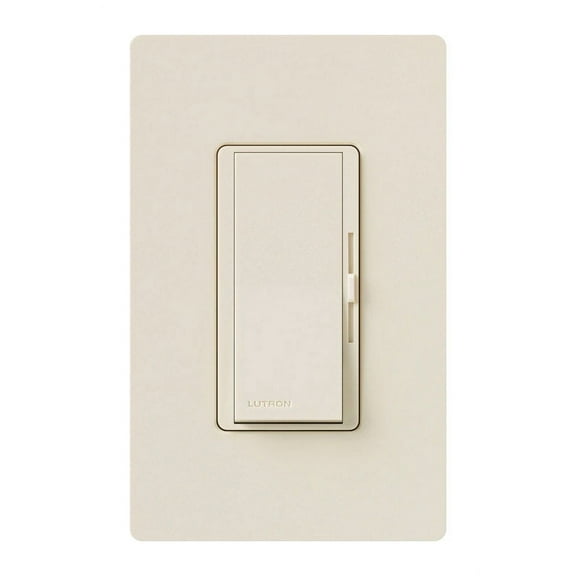 LUTRON ELECTRONICS INC Diva Single-Pole/3-Way Dimmer, 150-Watt, Almond DVWCL-153PH-LA