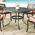 thumbnail image 3 of Homestyles Sanibel Aluminum Outdoor Dining Table in Black, 3 of 18