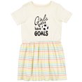 thumbnail image 3 of Inktastic Girls Gotta Have Goals Soccer Girls Toddler Dress, 3 of 5