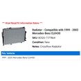 thumbnail image 2 of Radiator - Compatible with 1999 - 2003 Mercedes-Benz CLK430 2000 2001 2002, 2 of 2