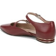 thumbnail image 4 of Naturalizer Women's Harmony Ankle Strap Pointed Toe Flat Cranberry Red 7.5W, 4 of 6