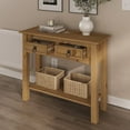Corona Wood Hall Console Table with 2 Drawers, Perfect for Entryway and ...