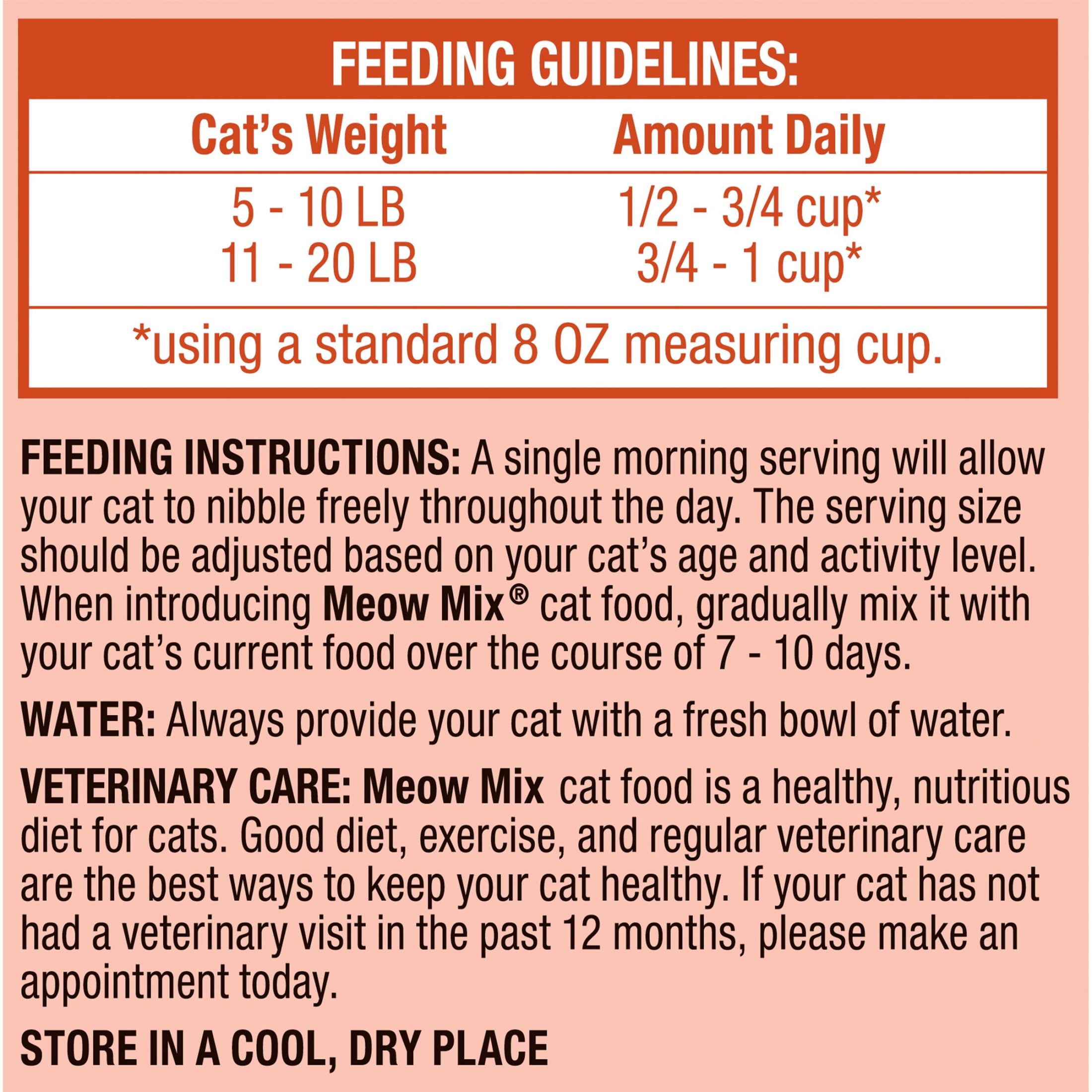 (2 pack) Meow Mix Gravy Bursts, Savory Salmon Flavor Kibble Mix, Gravy Filled Dry Cat Food, 13.5 lb. Bag
