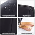 thumbnail image 3 of Portable waterproof travel makeup small bag, made of nylon, PVC composite fabric - beige, 3 of 5