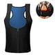 thumbnail image 2 of Sauna Manga Corta Sauna Sudor Chaleco Pérdida De Peso Traje De Sauna,Chaleco De Entrenamiento Adelgazante Body ShaperS/M, 2 of 8