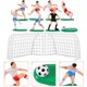 thumbnail image 5 of 1 Juego de Adornos Novedosos para Pasteles con Tema de Equipo de Fútbol, 5 of 7