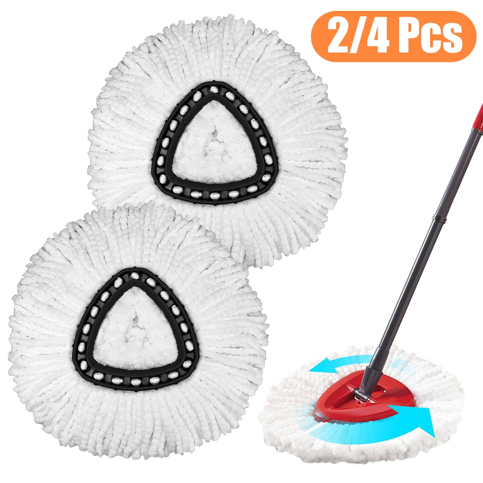 1PC Microfiber Spin Mop Clean Replacement Head for Vileda O-Cedar Easy Wring MCW