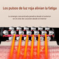 thumbnail image 4 of Masajeador de Rodillos de Mano Eléctrico: Calefacción y Vibración por Infrarrojos Lejanos, 5 Niveles de Calor, Temporizador, Rodillo de Metal Giratorio de 360°, Masaje Corporal de Tejido Profundo, 4 of 6