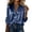 Blue, variant on Womens Satin Shirt Silk Button Down Blouses Long Sleeve Tops | Business Casual Tops,Collared Blouses,Going Out Top,Ladies Elegant Blouse