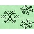thumbnail image 1 of Ahgly Company Indoor Rectangle Patterned Mint Green Area Rugs, 5' x 7', 1 of 1