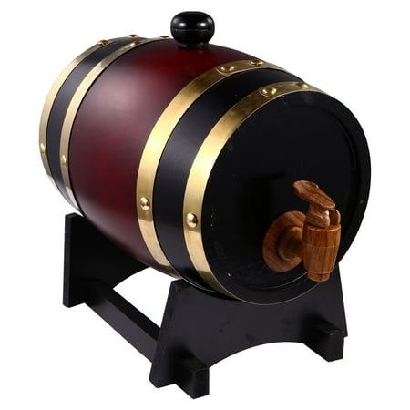 

Axio 1pc Red Wine Barrel Set Wine Cellar Pub Bar Beer Storage Bucket (1.5 Liters)