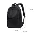 thumbnail image 4 of New Style Men's Business Backpack Nylon Solid Color Large Capacity Student Schoolbag Travel Backpack on Sale, 4 of 5