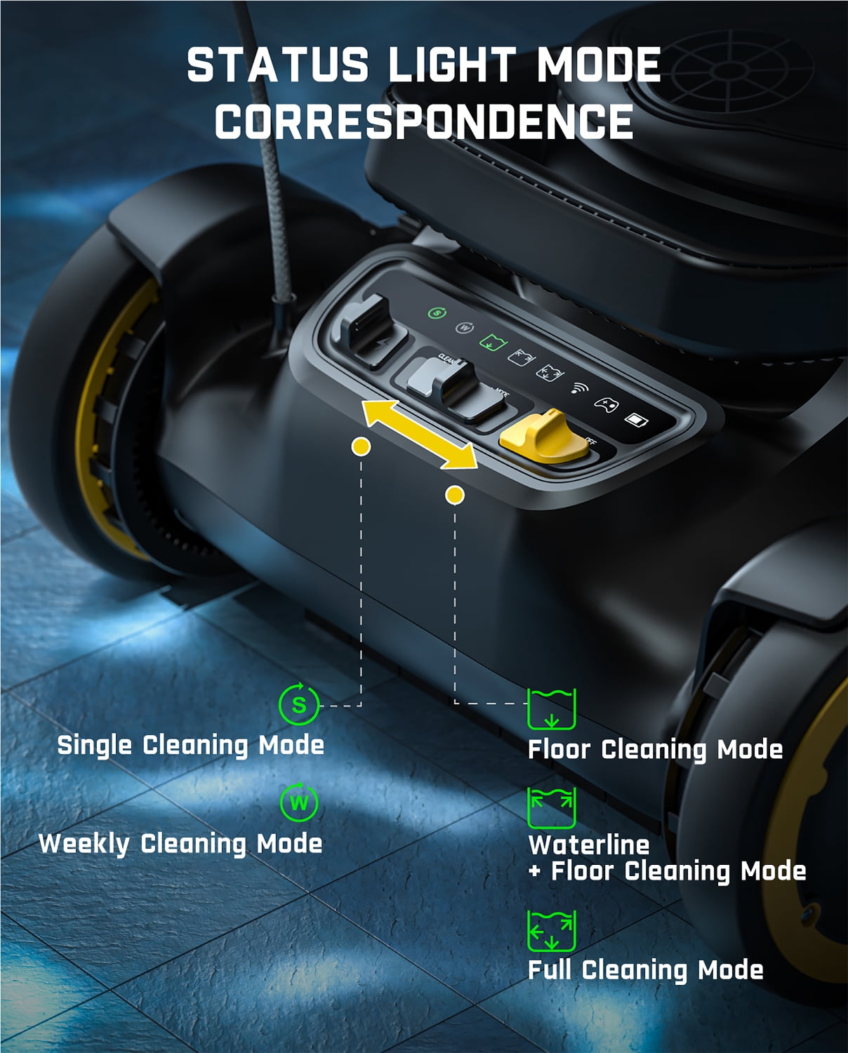 Fanttik Aero X Cordless Robotic Pool Cleaner – 4X Efficiency, 6H Runtime, Cleans Waterline, Walls & Floor,Up to 5382 Sq.Ft, APP & Remote Control