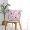 thumbnail image 5 of Fuzoiu Easter Rabbit Print Square Pillow Cover,Hidden Zipper Design,Luxury Square Pillow Case, Throw Pillow,Couch Cushion-24"x24", 5 of 7