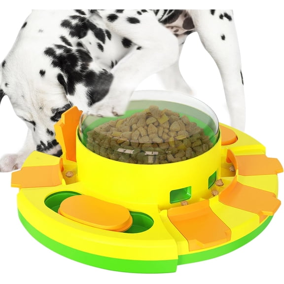 Picture of 2-in-1 Dog Slow Feeder & Interactive Puzzle Toy - Durable Non-Skid Base ...