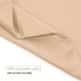 thumbnail image 4 of Unique Bargains Set of 4 Silky Satin Pillowcases Pillow Cover Champagne Standard, 4 of 8