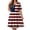 Multicolor-3, variant on Lopecy-Sta Womens Dresses Short Sleeve V Neck Leaf Print A Line Midi Dress Casual Summer Beach Vacation Party Dress