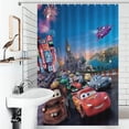 thumbnail image 4 of Theme Bathroom Shower Curtain Home Decor,Bath Curtains Durable Waterproof Bath Curtain , Adluts Girls Boys Bathroom Decor House Gifts 46.85x70.87Inch（119×180cm）, 4 of 6