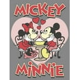 thumbnail image 2 of Boy's Mickey & Friends Mickey and Minnie Share a Sundae Performance Graphic Tee Charcoal Heather Small, 2 of 4