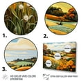 thumbnail image 3 of Designart "Farm Harvest Euphony Pastoral III" Farm Metal Wall Art Set, 3 of 5