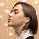 thumbnail image 4 of Pendientes navideños Xihbxyly ciervos europeos y americanos caramelo con forma de Navidad muñeco de nieve, 4 of 6