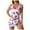swimsuit 117#White, variant on WAYUTE Womens One Piece Swimsuits Floral Print Suspender Adjustable Belly Covering Swimdress Tummy Control Elegant Bathing Suit