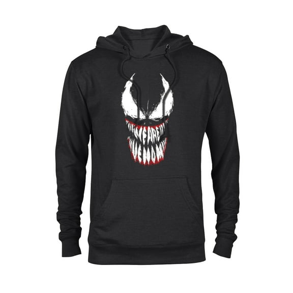 Marvel Venom We Are Venom Face Grin - Pullover Hoodie for Adults- Customized-Black