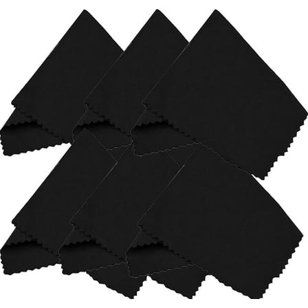 MicroFiber Cleaning Cloth (Black) HF-MC1 ( 6 Pieces Of  8686 )