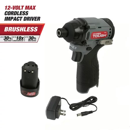 12V Max* Lithium-Ion Cordless Brushless Impact Driver with 1.5Ah Battery and Charger