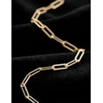 thumbnail image 3 of Pulsera Clip Plano 5 por 2 mm Oro Solido 18.5 cm 14k, 3 of 5