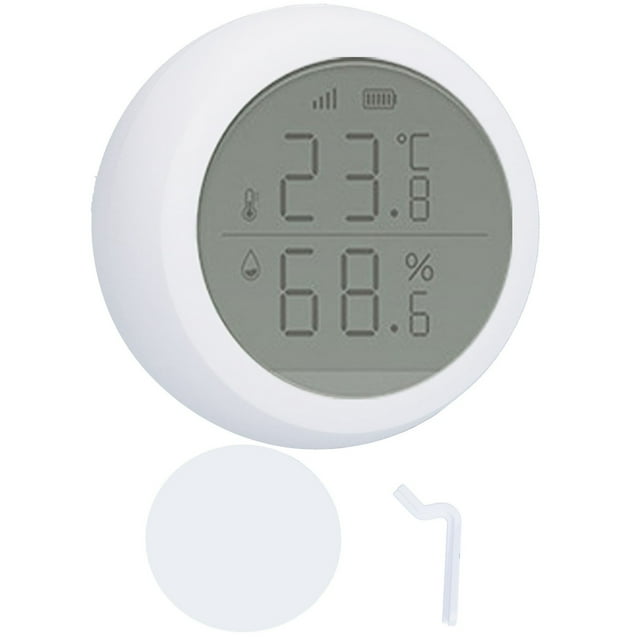 Sensor de temperatura y humedad, Control por aplicación remota, sonda inteligente, pantalla LCD, controlador de sonda de temperatura y humedad
