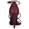 thumbnail image 3 of BLISSFUL STEP Women's Rhinestone Ankle Strap Stiletto High Heels Sandals, 3 of 6