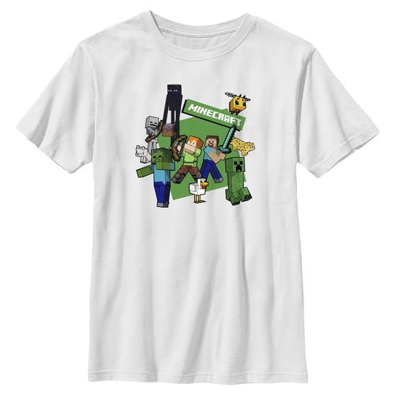 Boys Minecraft Craft Team Logo T Shirt