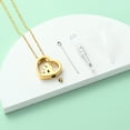 thumbnail image 2 of Personlized Heart Cremation Jewelry for Ashes Urn Necklace Lockets of Loved One Pendent for Women, 2 of 8
