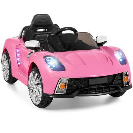 Best Choice Products Kids 12V Electric RC Ride On w/ 2 Speeds, LED Lights, MP3, AUX, (Best Shopping Sales Of The Year)