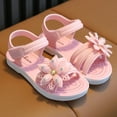 thumbnail image 4 of Shoes Girls Sandals for Girls Size Sandals Summer New Girl Sandals Size Soft Sole Girl Slides Size Non Girls Sandals Comfortable Fashion Princess Jelly Sandals Toddler Girl Shoes Bow Jelly S, 4 of 6