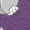 HEATHER PURPLE, variant on Alice in Wonderland - I'm Late White Rabbit - Youth Girls Fitted Short Sleeve T-Shirt