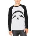 thumbnail image 1 of Big Hanging Sloth Ugly Christmas Sweater Womens Long Sleeve T Shirt Green LG, 1 of 1