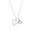 Silver, variant on Gold Plated Mother of Pearl Heart Necklace in Sterling Silver - Hypoallergenic Necklace for Women - Jewelry for Her