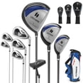 thumbnail image 5 of Costway Juego completo de 9 palos de golf para hombre, para diestros, con hierros de aleación de 460 cc, color azul marino, 5 of 5