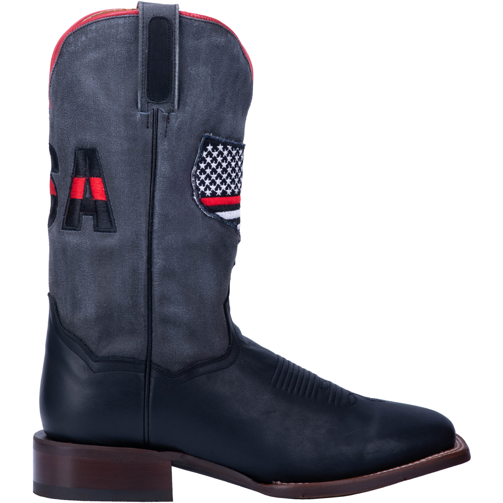 thin red line cowboy boots