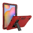 thumbnail image 5 of Dteck for Samsung Galaxy Tab S6 Lite Case 10.4 Inch 2022/2020 with Built-in Kickstand for Kids, Heavy Duty Hybrid Shockproof Case for Galaxy Tab S6 lite (SM-P610/P613/P615/P619),Red + Black, 5 of 7