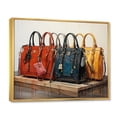 thumbnail image 2 of Designart "Envy-Worthy Minimalism in Designer Bags III" Fashion Floater Framed Wall Art Print, 2 of 7